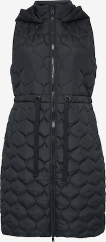 Threadbare Vest 'Crush' in Black: front