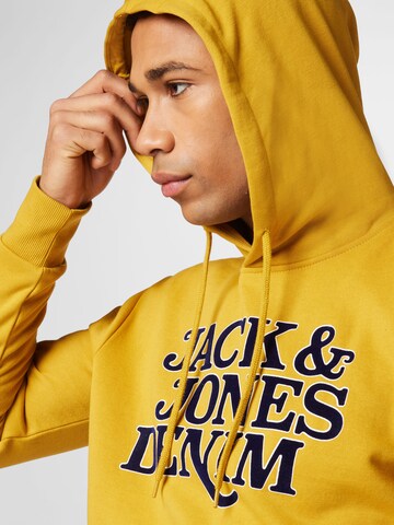 JACK & JONESSweater majica 'Rack' - žuta boja