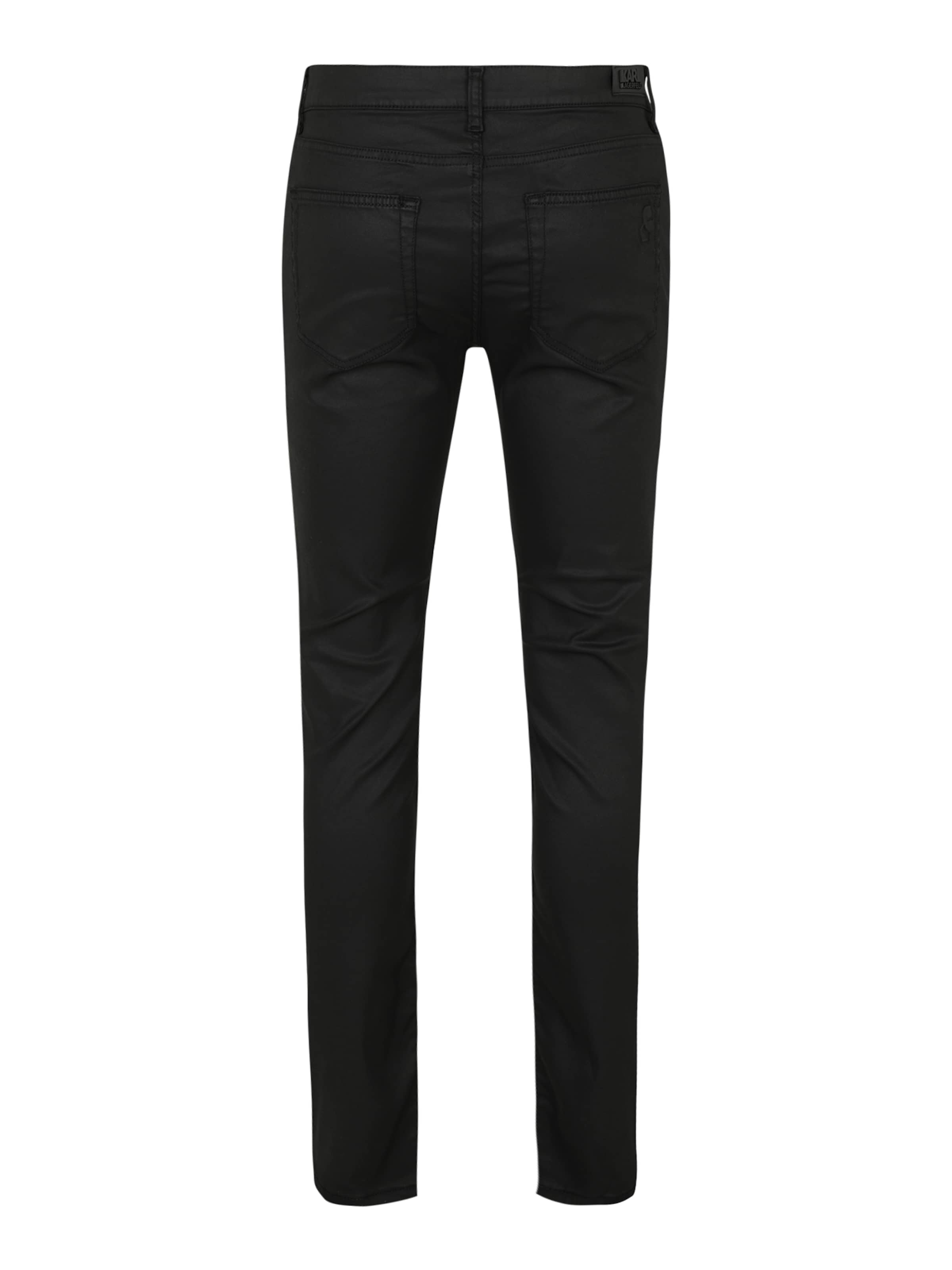 Karl Lagerfeld Slimfit Παντελόνι σε μαύρο