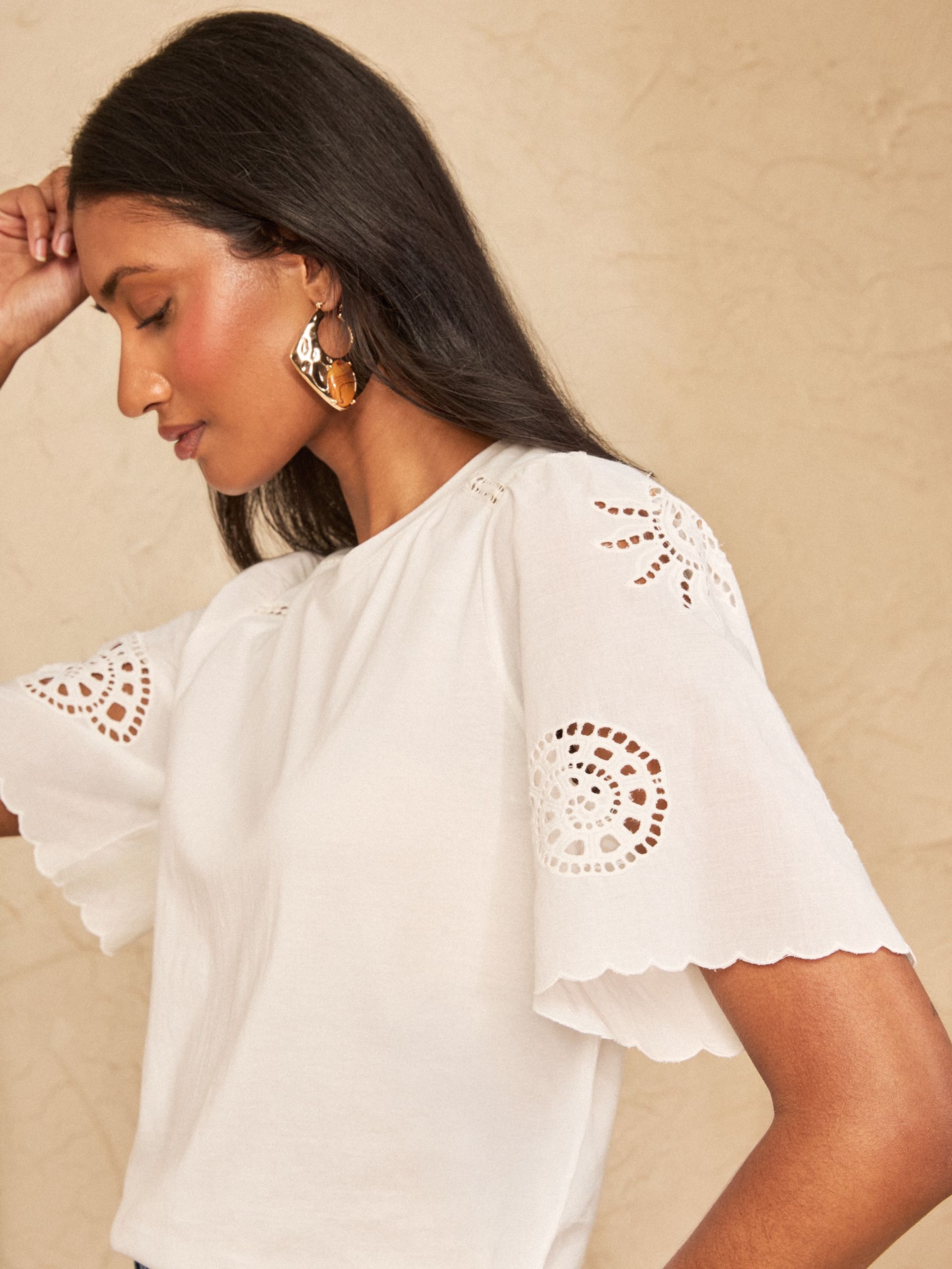 love & roses Shirt in White