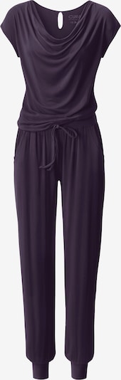 CURARE Yogawear Jumpsuit in S in aubergine, Produktansicht