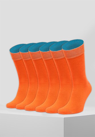 Von Jungfeld Socks in Orange