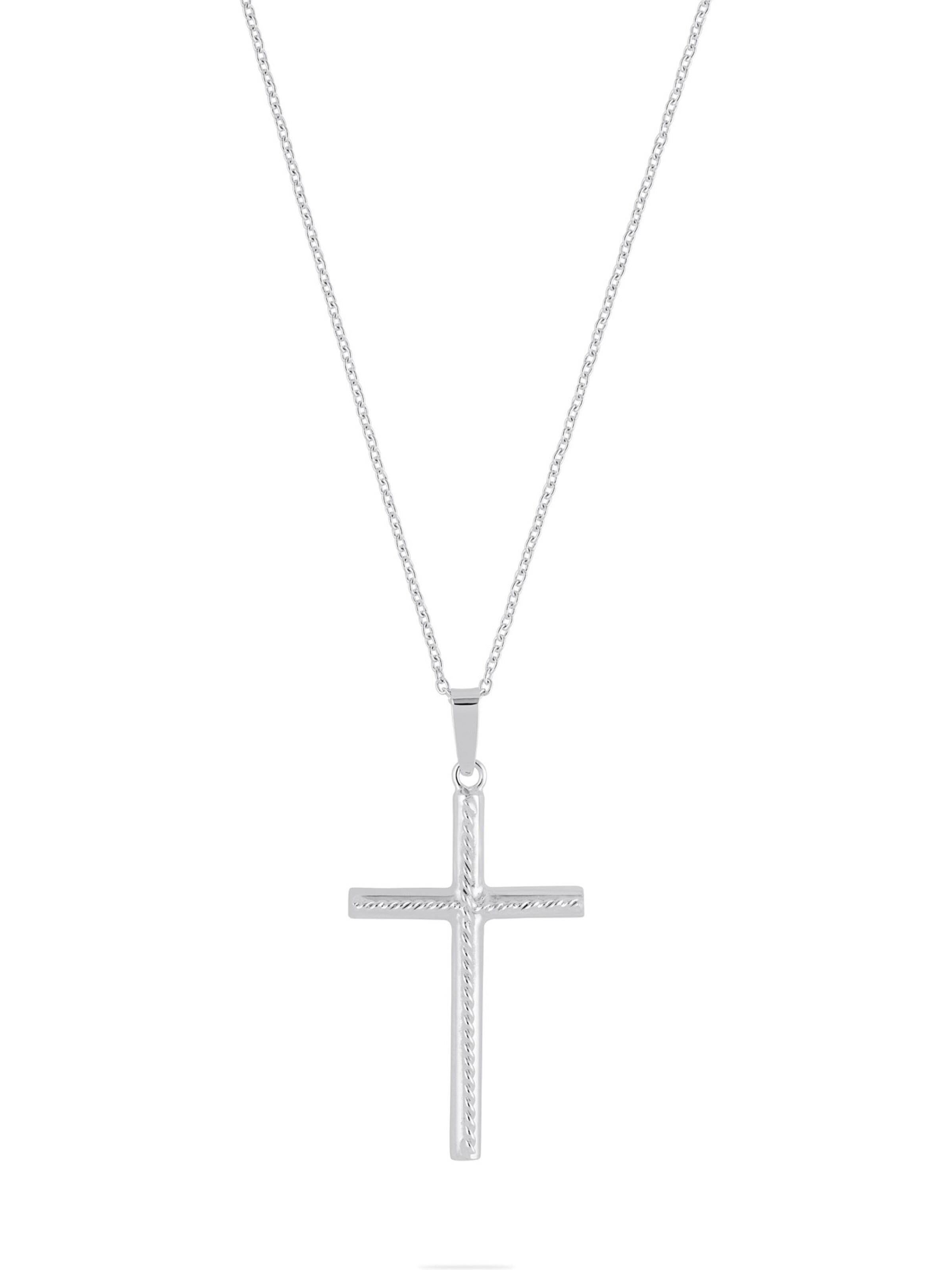 CHRIST Necklace in Silver: front