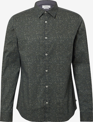 Chemise s.Oliver en vert : devant