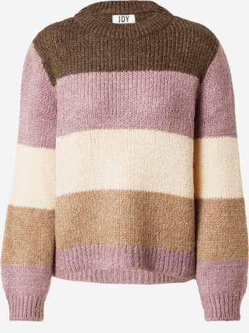 JDY Sweater 'DINEA' in Brown: front