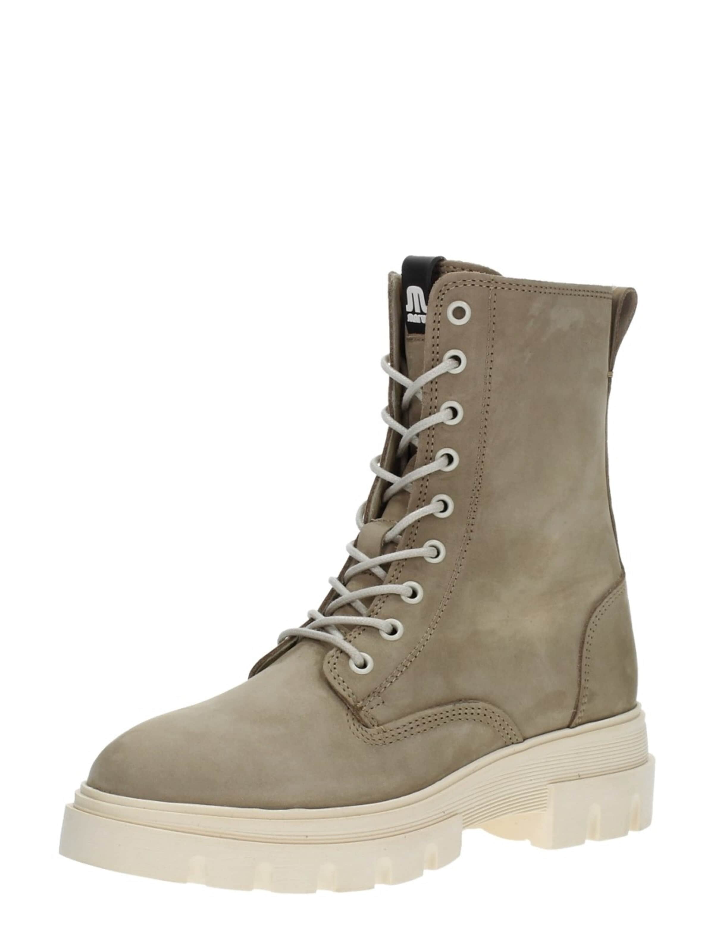 MARUTI Lace-Up Boots 'Fleur' in Beige: front