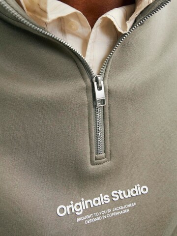 JACK & JONES Sweatshirt 'JORVesterbro' in Grün