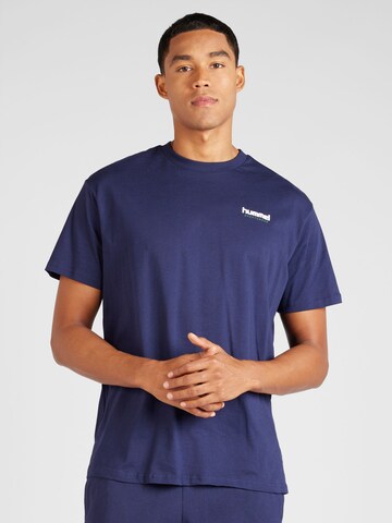 T-Shirt fonctionnel 'LEGACY NATE' Hummel en bleu : devant