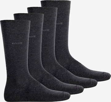 BOSS - Calcetines en gris: frente