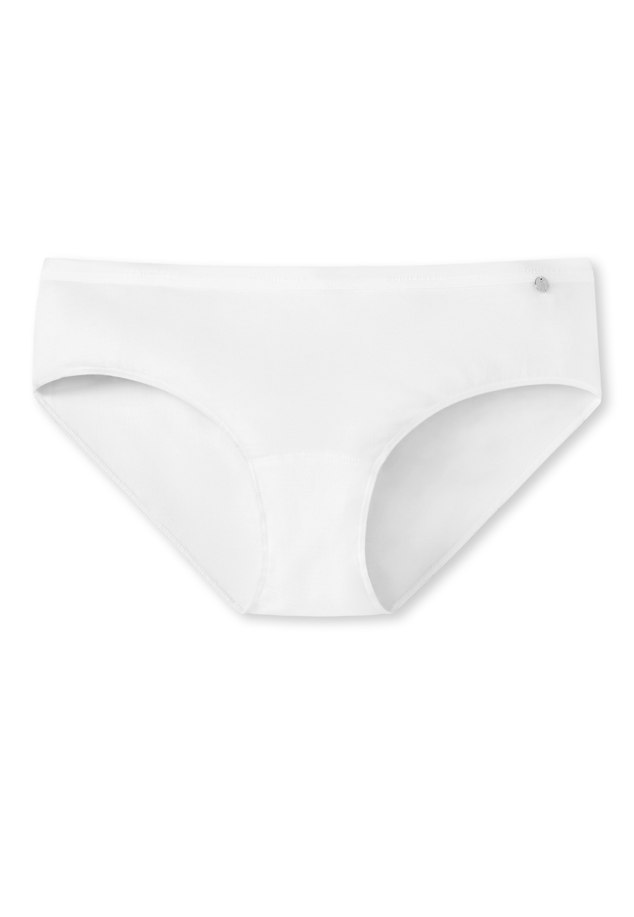 SCHIESSER Kalhotky – bílá: přední strana