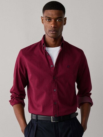 Regular fit Camicia 'Oxford' di Hackett London in rosso