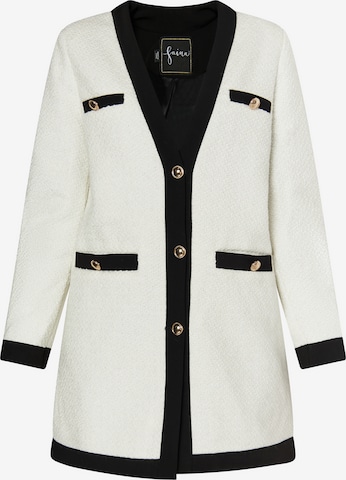 faina Blazer in White: front