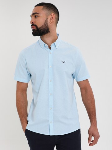 Chemise 'Inferno' Threadbare en bleu : devant