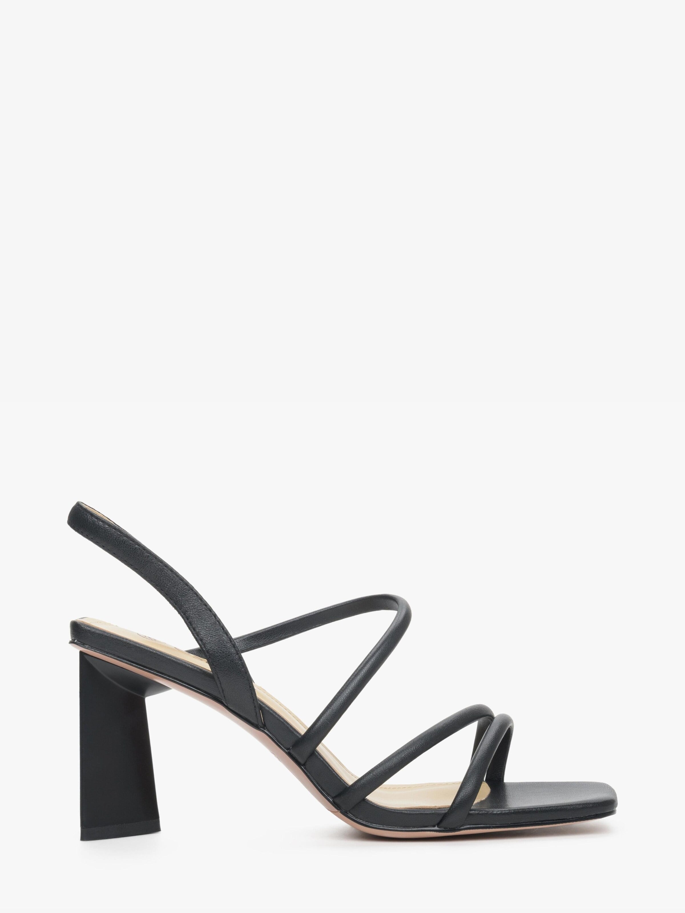 Estro Strap Sandals '195-301' in Black