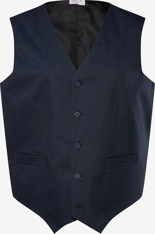 Men Plus Vest in Blue: front