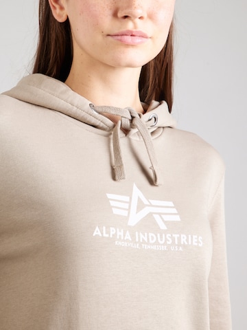 ALPHA INDUSTRIES Sweatshirt i beige