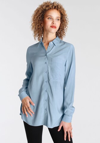 TAMARIS Bluse in Blau: predná strana