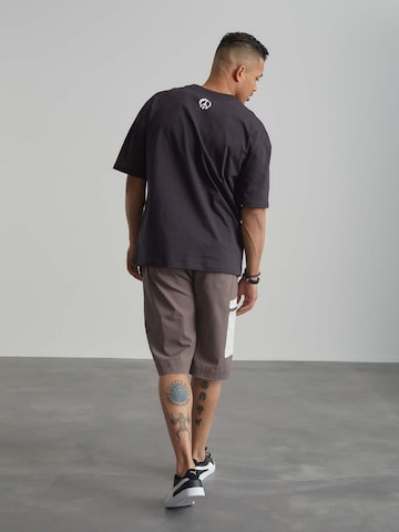 ABOUT YOU x Benny Cristo Regular Pants 'Ron' in Grey