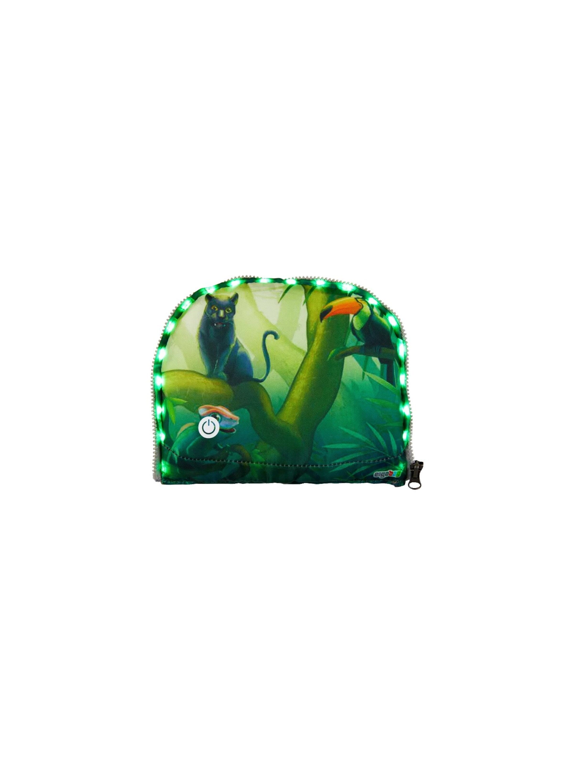 ergobag Bag 'LED Zippie LED Zippie' in Green