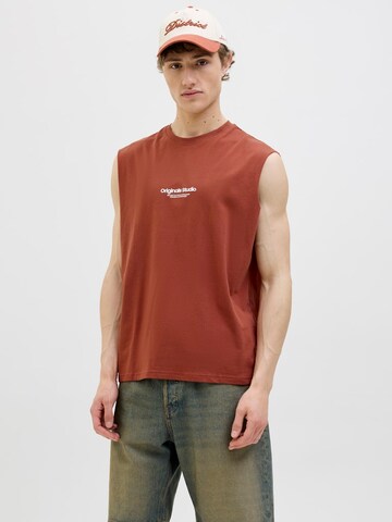 JACK & JONES Bluser & t-shirts 'JORVESTERBRO' i brun: forside
