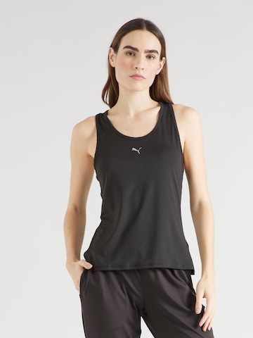 PUMA Sports Top 'CLOUDSPUN' in Black: front