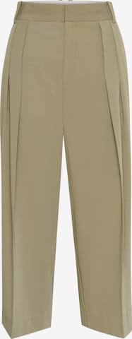 Wide Leg Pantalon à pince 'Natalya' InWear en vert : devant