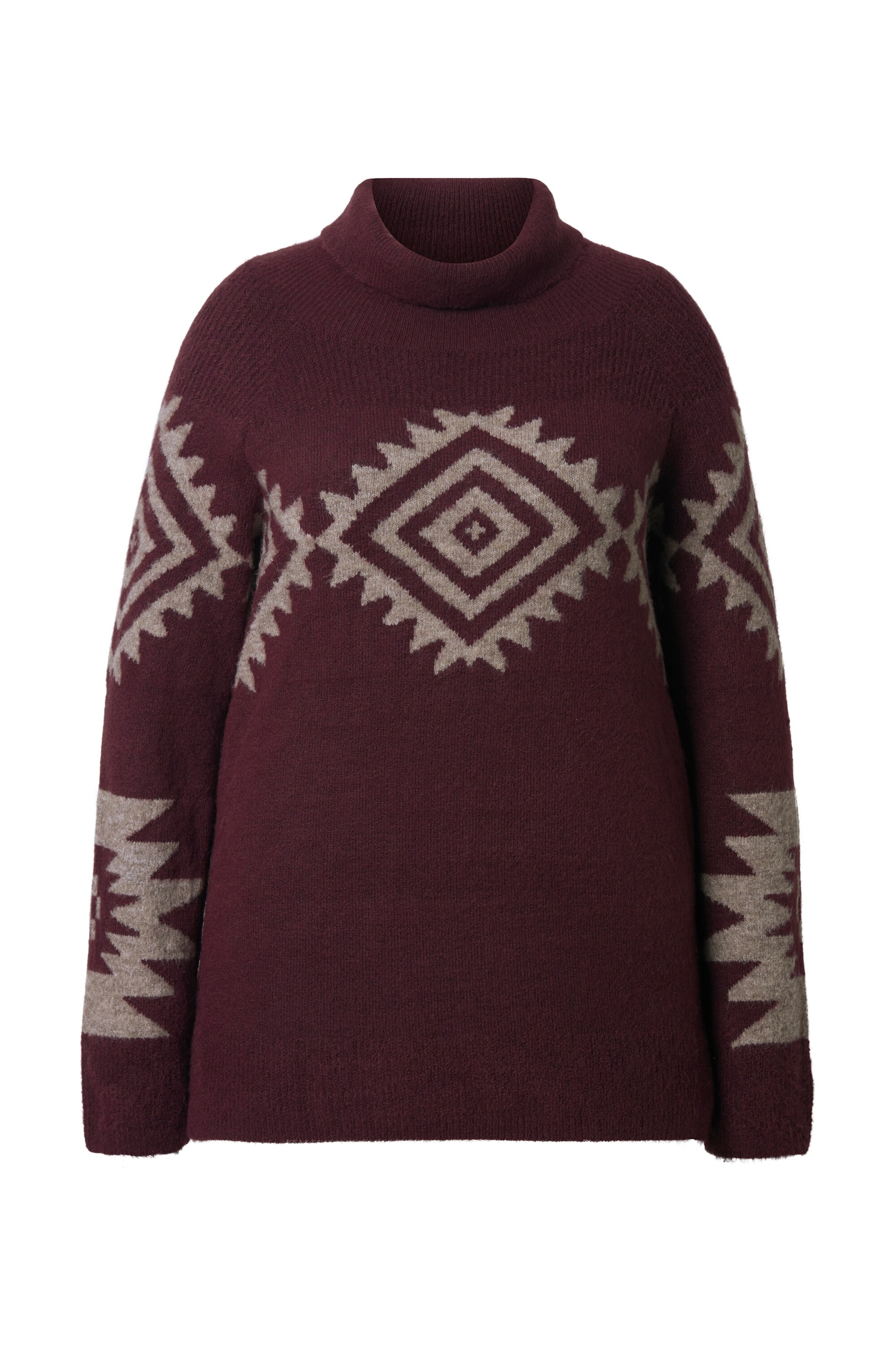 Ulla Popken Trui in Lila: voorkant