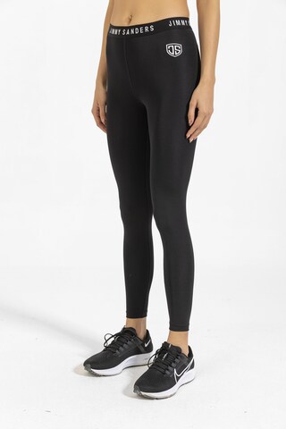 Jimmy Sanders Skinny Leggings in Schwarz