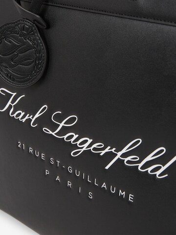 Karl Lagerfeld Ročna torbica 'Hotel' | črna barva