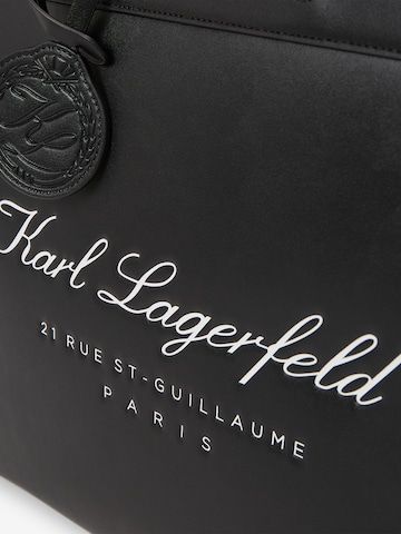 Borsa a mano 'Hotel' di Karl Lagerfeld in nero