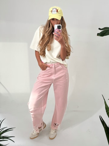 Loosefit Jean Kamila Šikl en rose