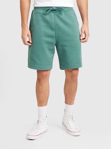 Loosefit Pantalon 'Premium Core' G-Star RAW en vert : devant