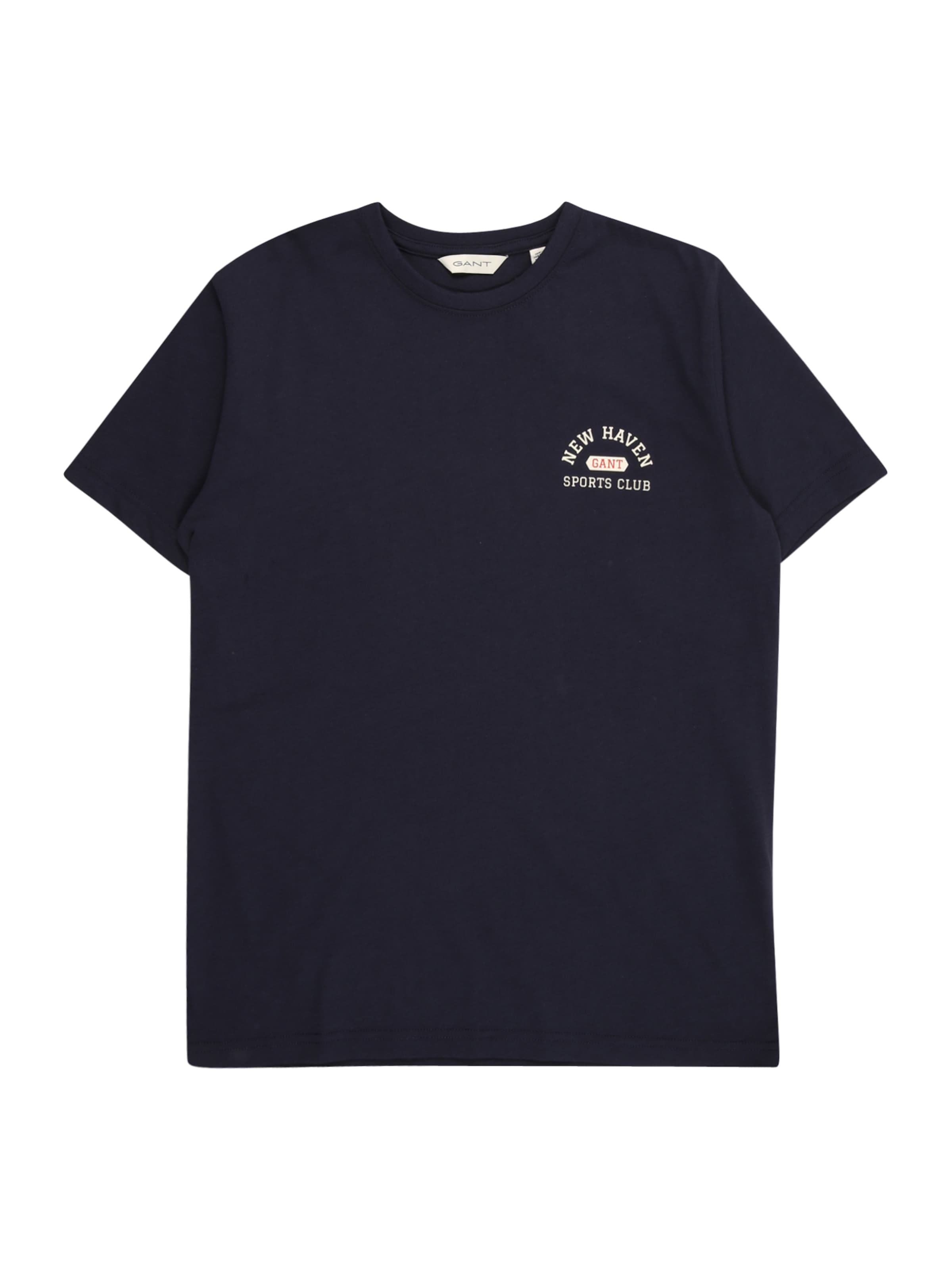 Tricou de la GANT pe albastru: față