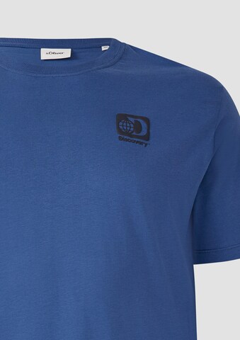 s.Oliver Men Big Sizes Shirt in Blue