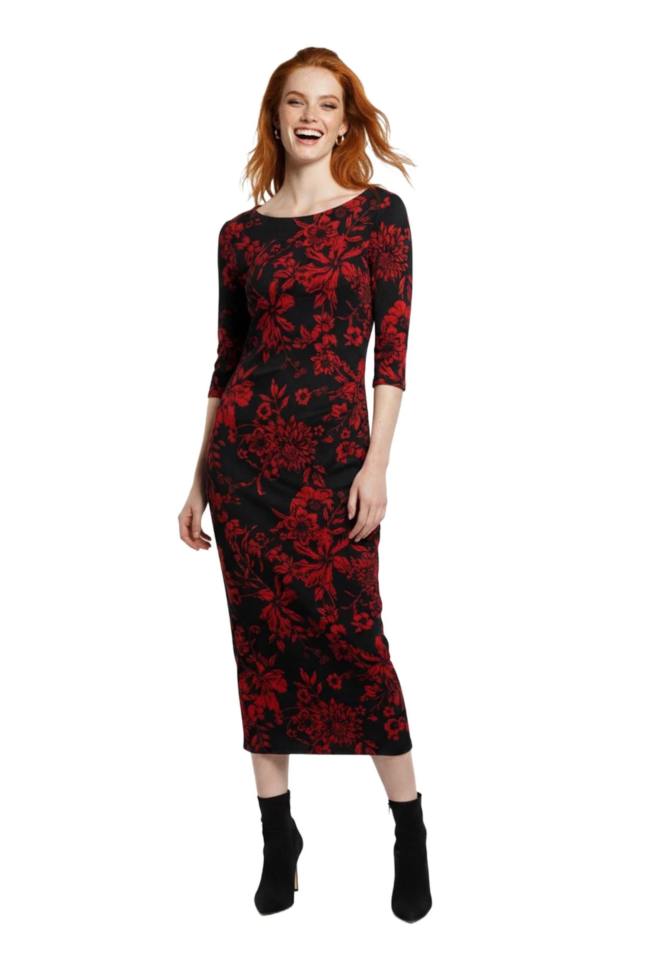 No Matter What Dress in Red: front