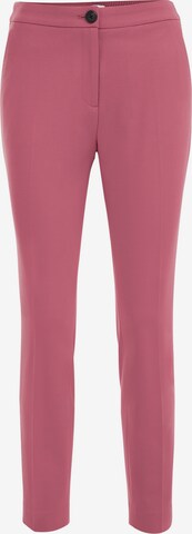 Pantalon WE Fashion en rose : devant