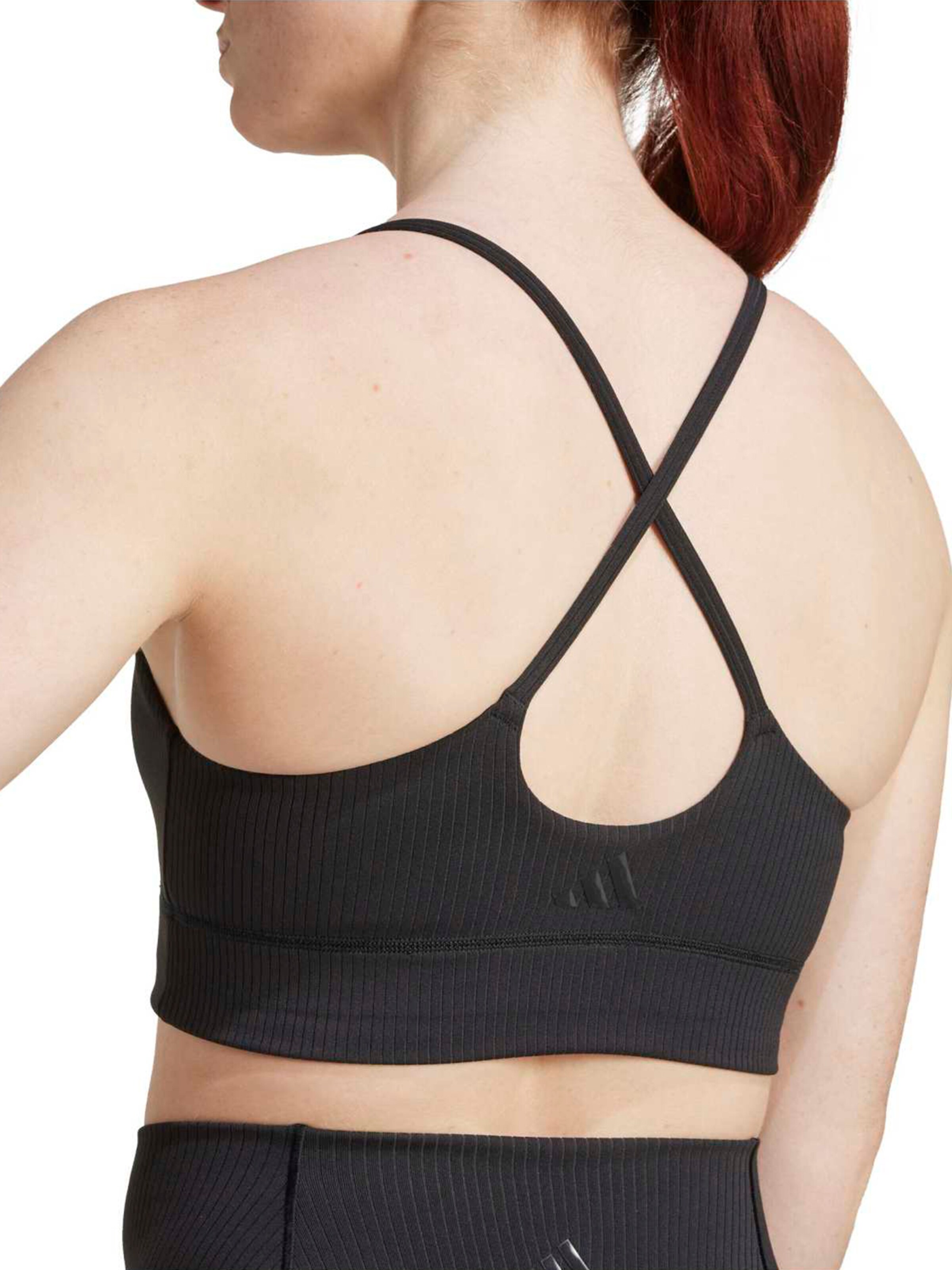 ADIDAS PERFORMANCE Bustier Športni nederček 'All Me' | črna barva