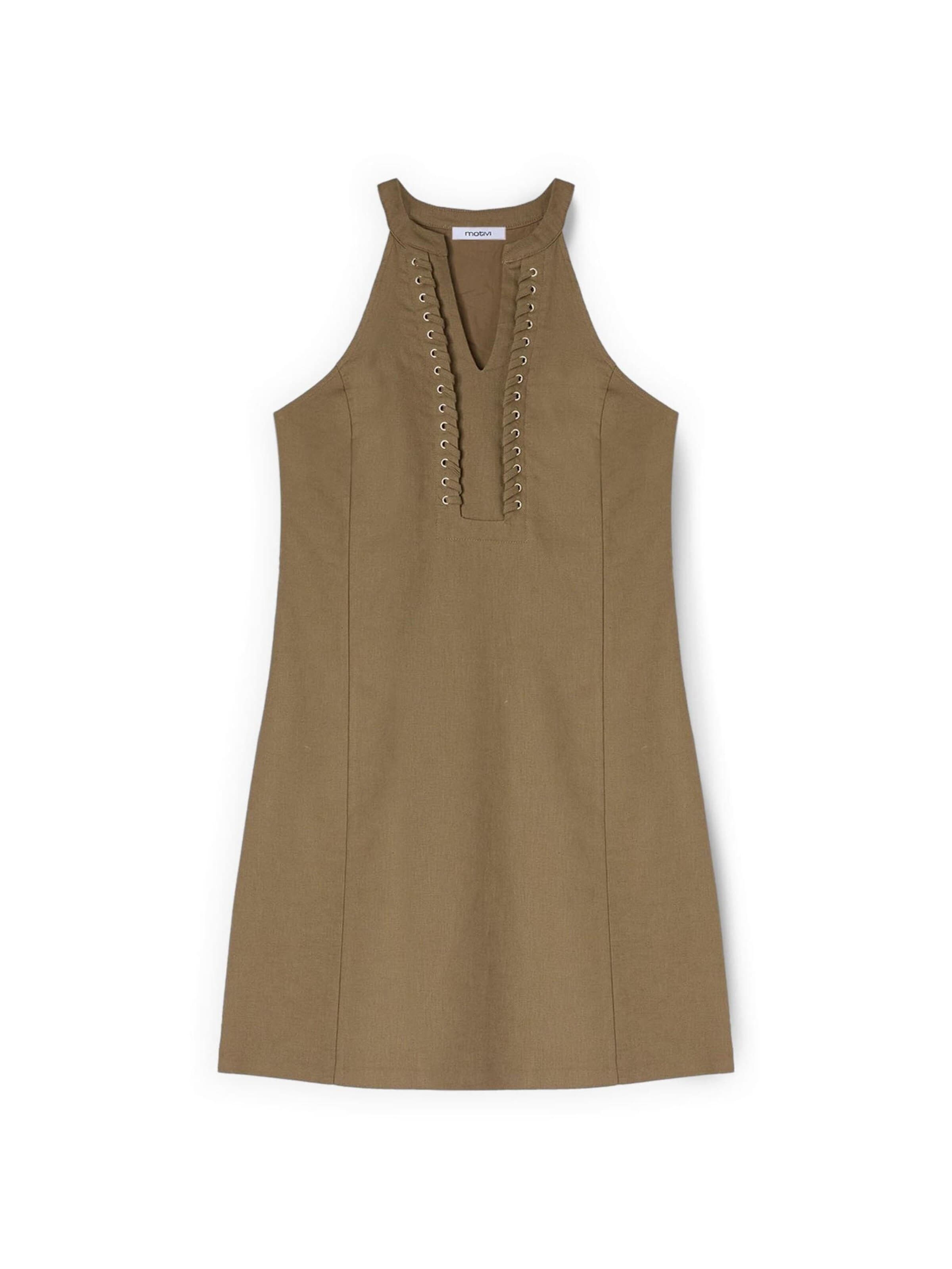 MOTIVI Dress in Green: front