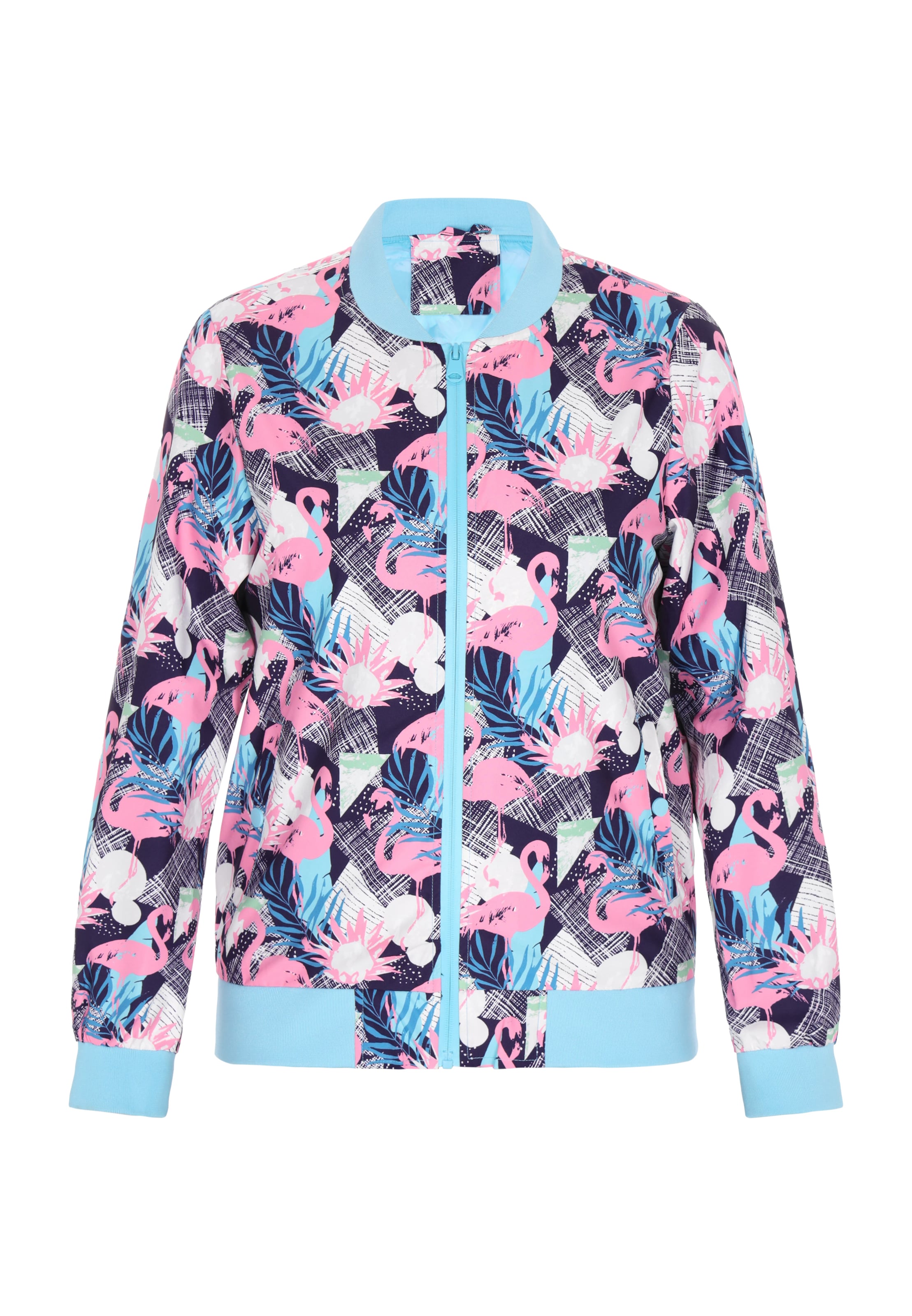 beach budz Přechodná bunda – pink: přední strana