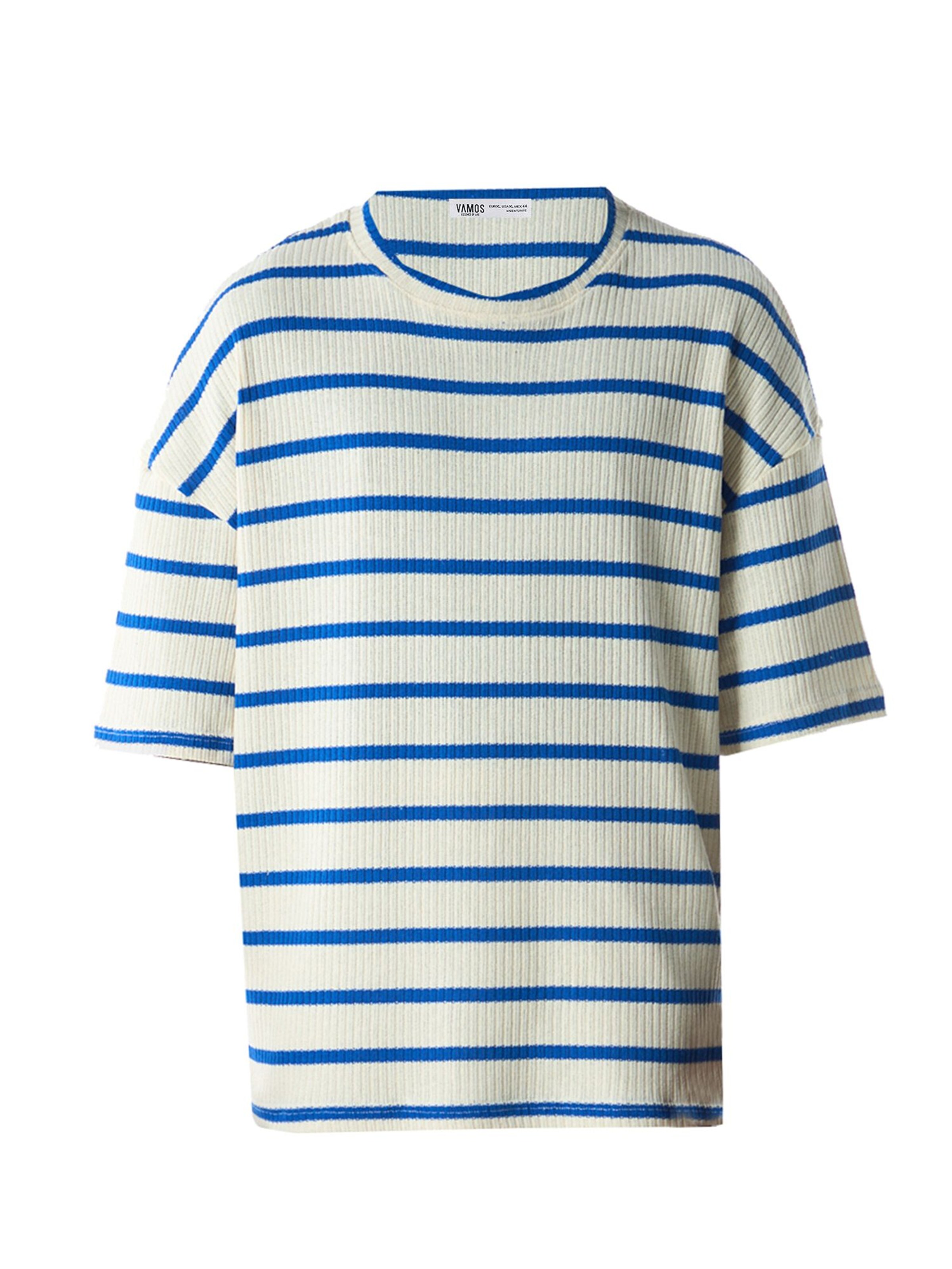 VAMOS CLO Tričko – bílá: přední strana