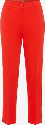 Olsen Regular Pants ' Lisa ' in Red: front