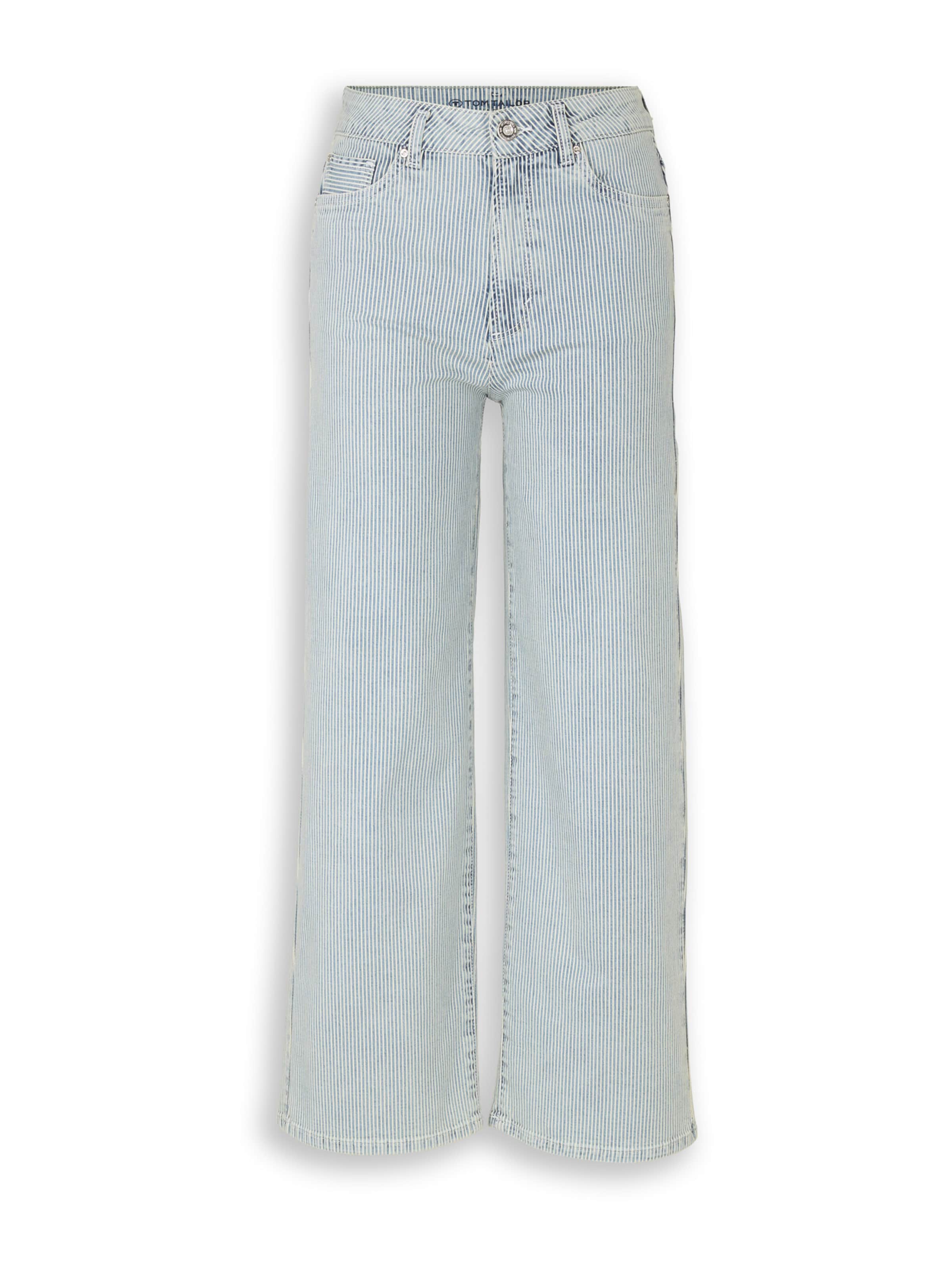 TOM TAILOR Jean 'NELMA' en bleu denim / blanc, Vue avec produit