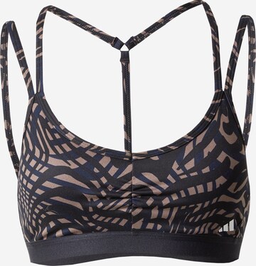 ADIDAS PERFORMANCE Bustier Biustonosz sportowy 'Essentials' w kolorze czarny: przód