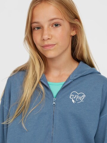O'NEILL Zip-Up Hoodie in Blue