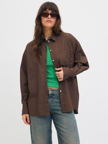 JJXX Blouse 'JXJamie' in Bruin: voorkant