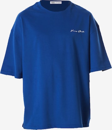 VAMOS CLO Тениска в синьо: отпред