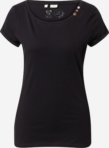 Ragwear Shirt 'FLORAH' in Black: front