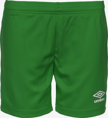 Regular Pantalon de sport UMBRO en vert : devant