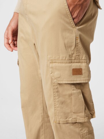 TOM TAILOR Regular Cargobroek 'Travis' in Beige