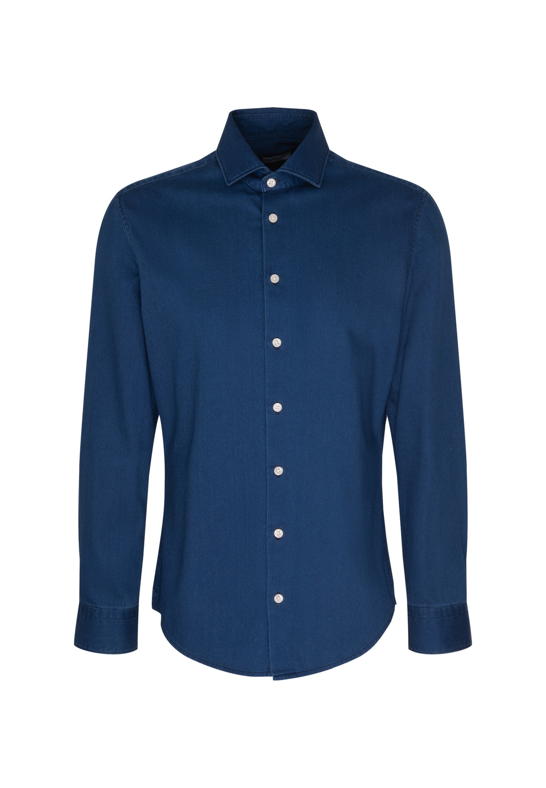 SEIDENSTICKER Slim fit Overhemd in Blauw: voorkant